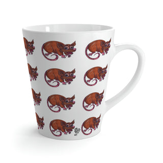 Latte Mug - Petee Possum - Digital Art DeCourcy Design