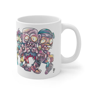 Ceramic Mug 11oz - Don't Be A Zombie - Digital Art