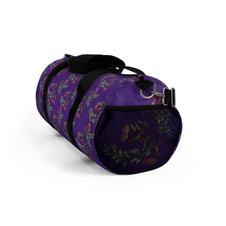 Duffel Bag - Gumnut Bouquet Purple - Digital Art