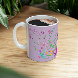 Ceramic Mug (11oz) - Esther Bunny - Digital Art DeCourcy Design