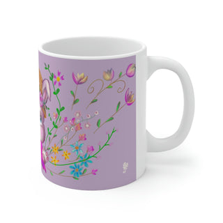 Ceramic Mug (11oz) - Esther Bunny - Digital Art DeCourcy Design