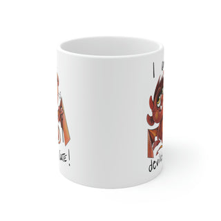 Ceramic Mug 11oz - I Am Devilishly Cute - Digital Art DeCourcy Design