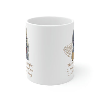 Ceramic Mug 11oz - Scruff Dog - Digital Art DeCourcy Design