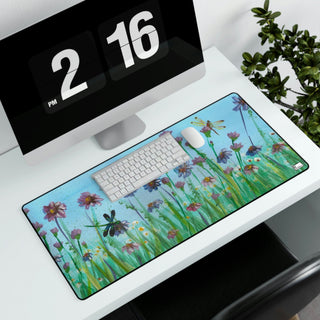 Desk Mats - Wild Flowers - Acrylic Painting-Home Decor-DeCourcy Design