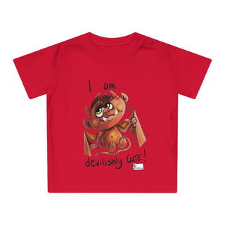 Devilishly Cute - Digital Art - Baby T-Shirt-Kids clothes-DeCourcy Design