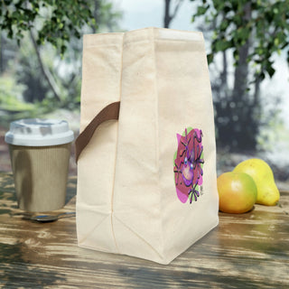 Gekko - Digital Art - Canvas Lunch Bag With Strap DeCourcy Design