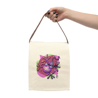 Gekko - Digital Art - Canvas Lunch Bag With Strap DeCourcy Design