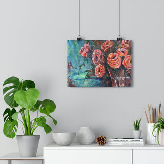 Giclée Art Print  - Ranunculus - Acrylic Painting DeCourcy Design