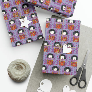 Gift Wrapping Paper - Kyoko - Digital Art DeCourcy Design