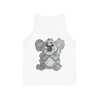 Girls Jersey Tank Top - Kool Koala - Digital Art DeCourcy Design