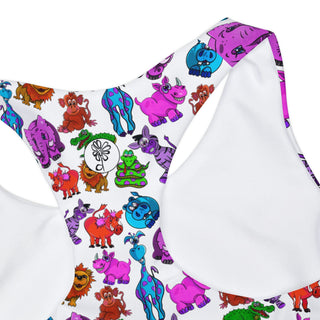 Girls Two Piece Swimsuit - Oodles Of Africa - Digital Art DeCourcy Design