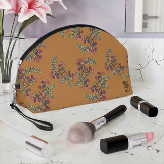 Gumnut Bouquet Burnt Ochre - Makeup Bag DeCourcy Design