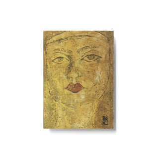 Hard Backed Journal - Golden - Acrylic Painting DeCourcy Design