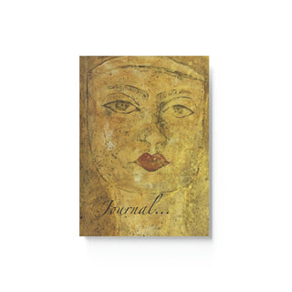 Hard Backed Journal - Golden - Acrylic Painting DeCourcy Design