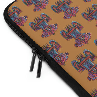 Laptop Sleeve - Aztekia Gold - Digital Art DeCourcy Design