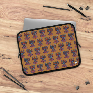 Laptop Sleeve - Aztekia Gold - Digital Art DeCourcy Design