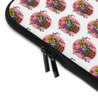 Laptop Sleeve - Flowerpots - Digital Art DeCourcy Design