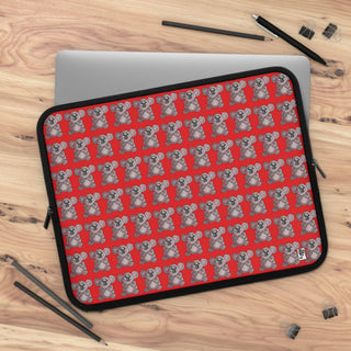 Laptop Sleeve - Kool Koala Red - Digital Art DeCourcy Design
