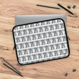 Laptop Sleeve - Kool Koala White - Digital Art DeCourcy Design