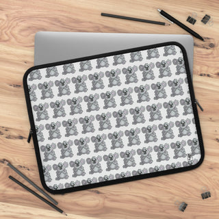 Laptop Sleeve - Kool Koala White - Digital Art DeCourcy Design