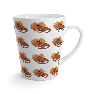 Latte Mug - Frilly Lizzy - Digital Art DeCourcy Design
