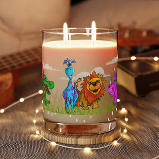 Luxury Aromatherapy Soy Candle - Full Glass (11oz) - Oodles Of Africa - Digital Art DeCourcy Design