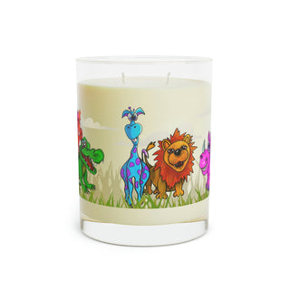 Luxury Aromatherapy Soy Candle - Full Glass (11oz) - Oodles Of Africa - Digital Art DeCourcy Design