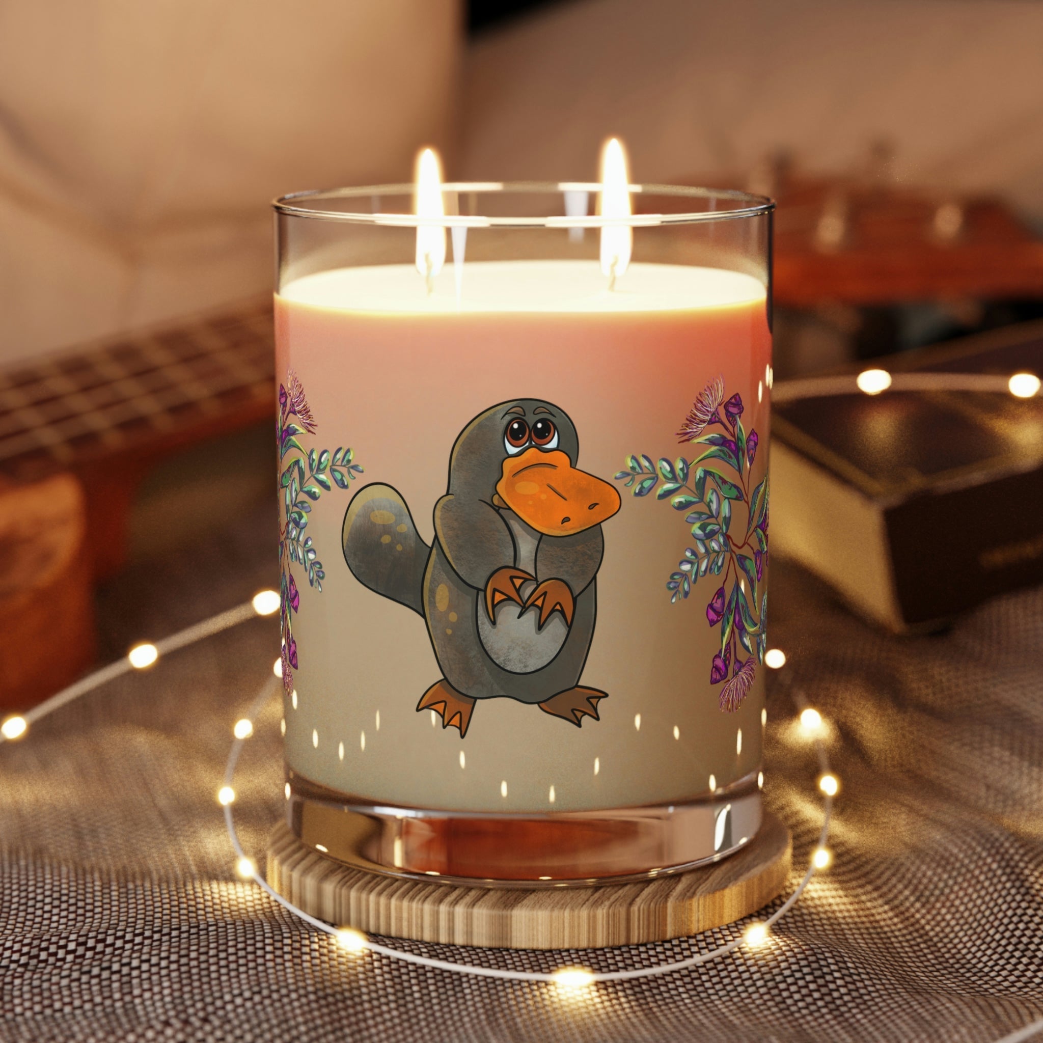 Luxury Aromatherapy Soy Candle - Full Glass (11oz) - Penny Platypus &  Gumnuts - Digital Art