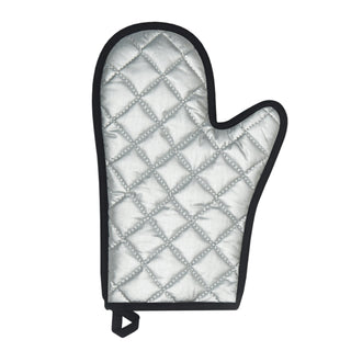 Oven Glove - Kooky Kats White - Digital Art DeCourcy Design