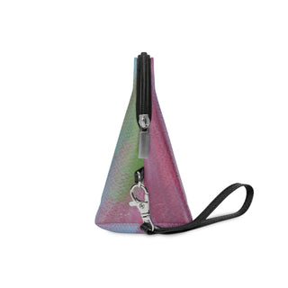Pink Abstract - Acrylic Painting - Makeup Bag DeCourcy Design