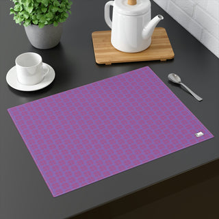 Placemat 1pc - Hearts A-Lot Purple - Digital Art DeCourcy Design