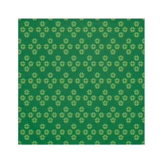 Set of 4 Napkins - St Patrick's Hearts Dark Green - Digital Art DeCourcy Design