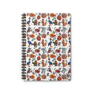 Spiral Notebook  - Ruled Line - Oodles Of Oz - Digital Art DeCourcy Design