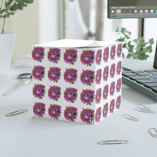 Sticky Note Cube - Going Gekko - Digital Art DeCourcy Design
