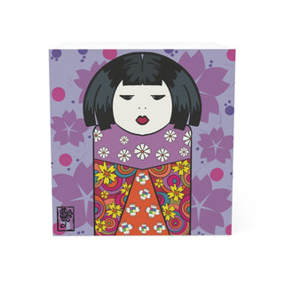 Sticky Note Cube - Kyoko - Digital Art DeCourcy Design