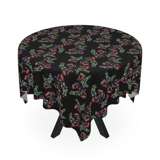 Tablecloth - Gumnut Bouquet Black - Digital Art DeCourcy Design