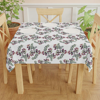 Tablecloth - Gumnut Bouquet White - Digital Art DeCourcy Design