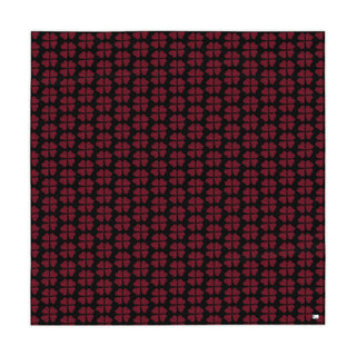 Tablecloth - Hearts A-Lot Black - Digital Art DeCourcy Design