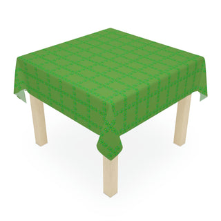 Tablecloth - St Patrick's Check Green - Digital Art DeCourcy Design