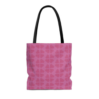 Tote Bag - Hearts A-Lot Pink - Digital Art DeCourcy Design
