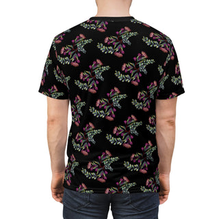 Unisex T-Shirt - Gumnut Bouquet Black - Digital Art DeCourcy Design