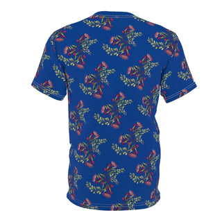 Unisex T-Shirt - Gumnut Bouquet Dark Blue - Digital Art DeCourcy Design