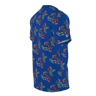 Unisex T-Shirt - Gumnut Bouquet Dark Blue - Digital Art DeCourcy Design