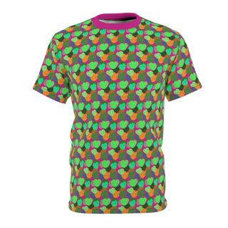 Unisex T-Shirt - Monstera Hot Pink - Digital Art DeCourcy Design