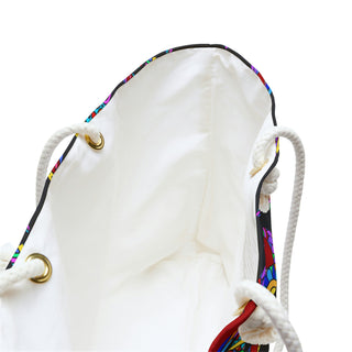 Weekender Bag - Pretty Paws Black - Digital Art DeCourcy Design