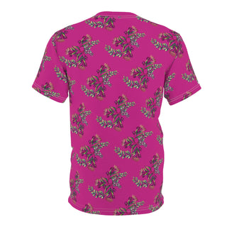 Unisex T-Shirt - Gumnut Bouquet Hot Pink - Digital Art-All Over Prints-DeCourcy Design